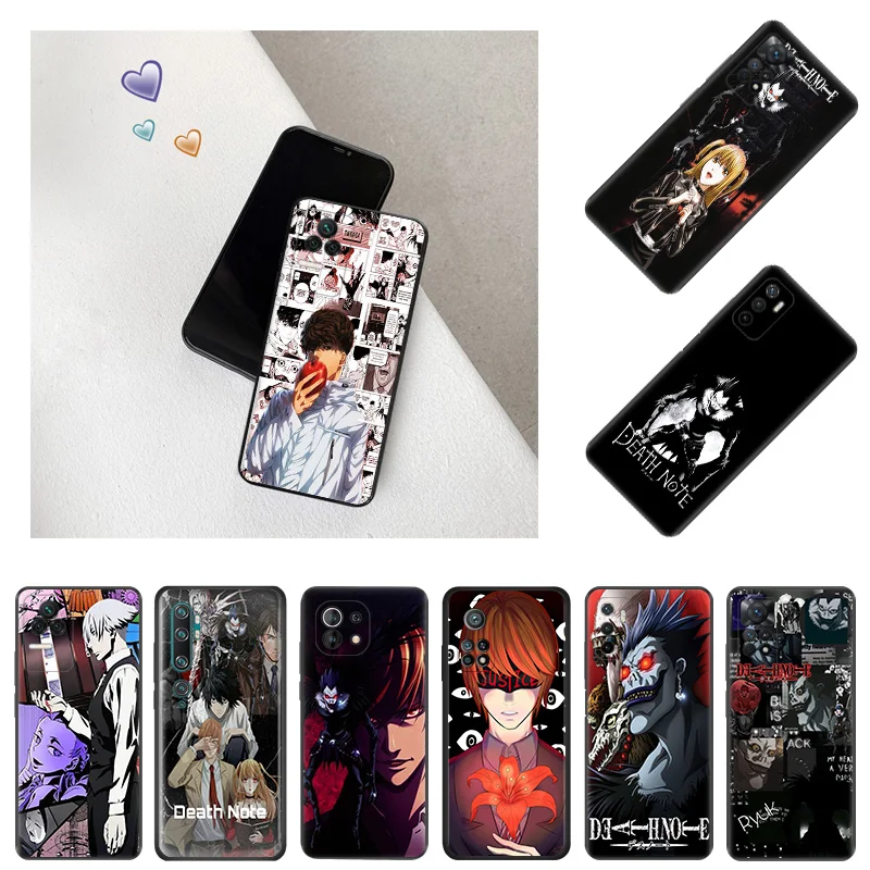 Ультратонкий черный чехол для телефона Redmi Note11 11s A1 A2 Plus K60 K50 K40 Xiaomi 14 11t 11Lite CC9 Pro