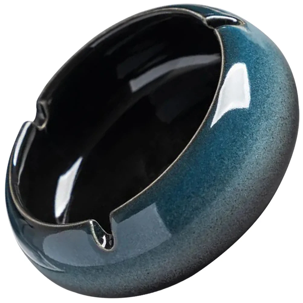 

Ashtray Holdercandle Desktop Candlestickcups Retrotealight Fireproof Porcelain Container Butt Cigar Vintage Windproof Ceramic