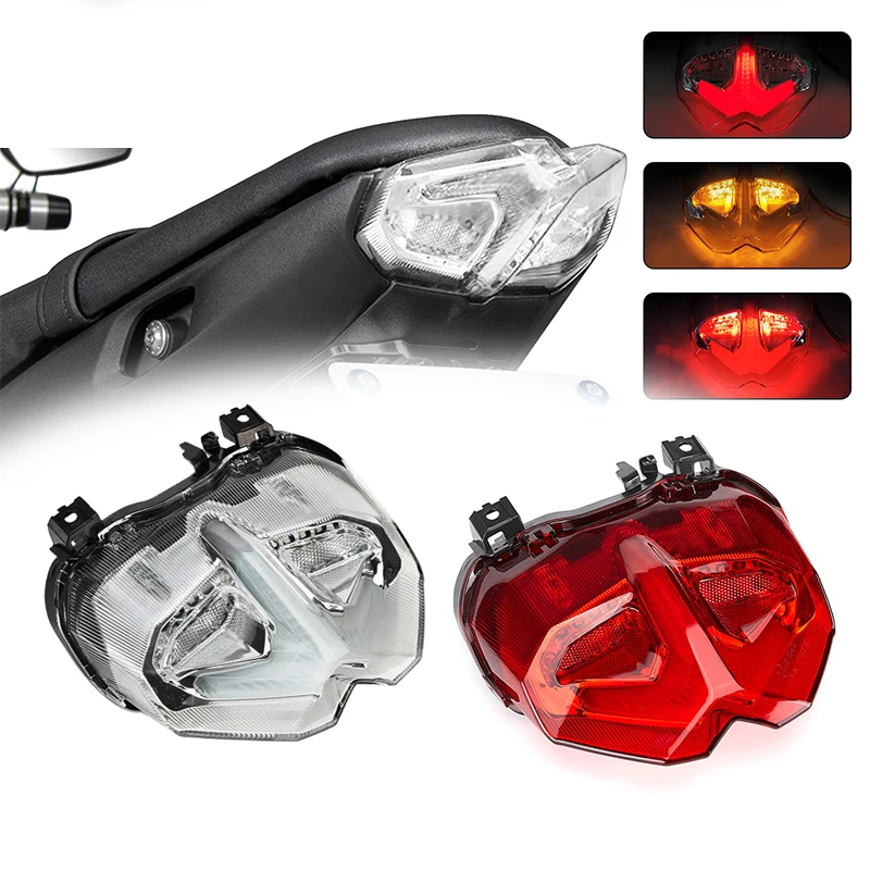

NEW Motorcycle Integrated Tail Light LED Tail Light Brake Turn Signals For 21-22 Yamaha MT09 FZ09 Turn Signal Lamp Light