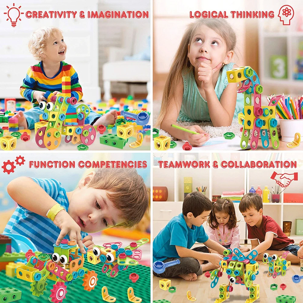 Электрическая дрель винтовая гайка разборка комбинация Игрушка Головоломка