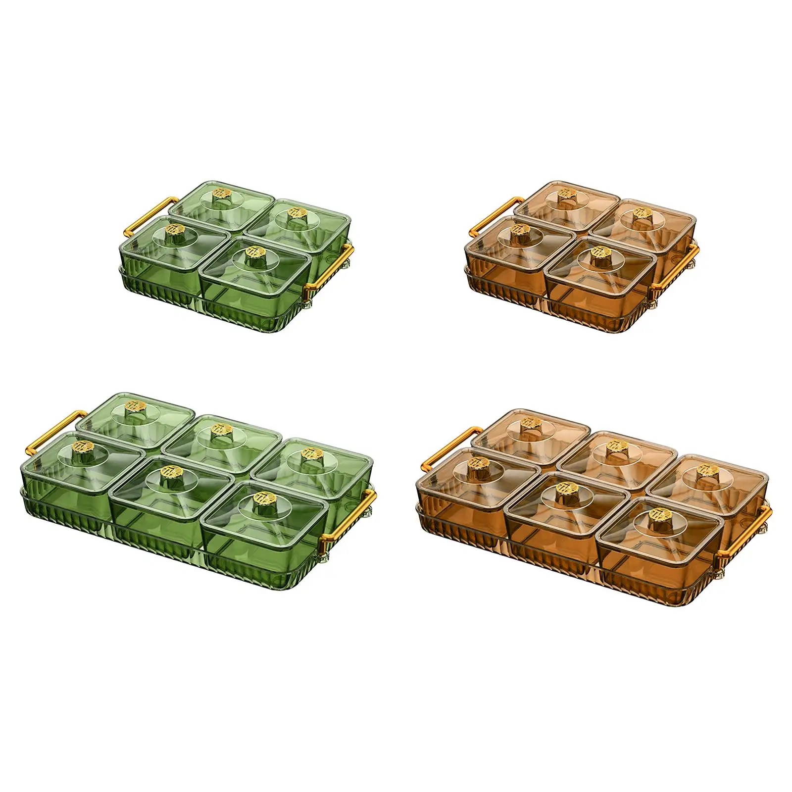 Портативный контейнер для закусок Tarleka Многофункциональная тарелка хранения