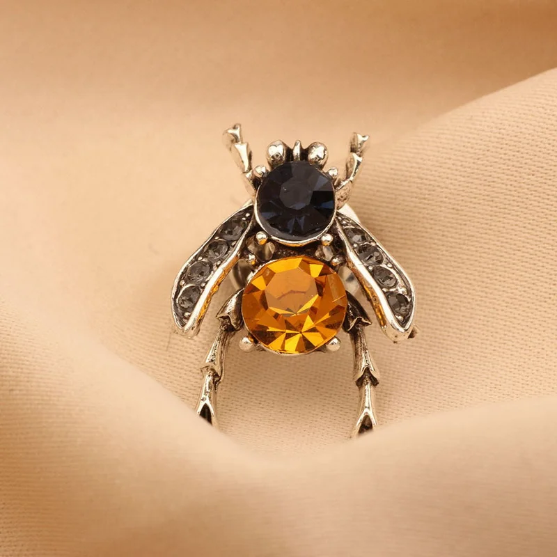 Винтажная брошь в виде животных