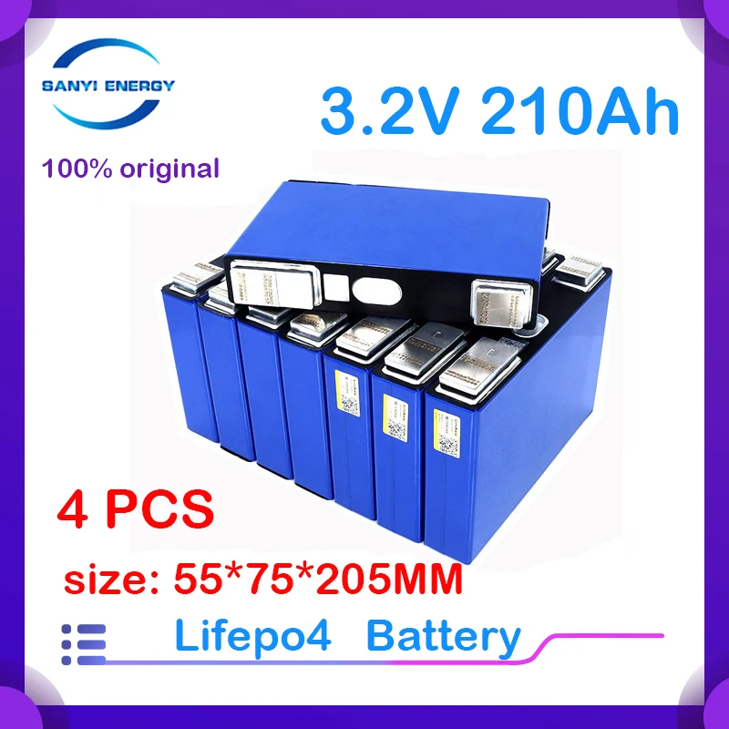 

4 шт. Lifepo4 3,2 в а/ч класс А 12 В 24 в 48 в батарейный отсек DIY RV ячейка и система хранения солнечной энергии лодка Гольф-тележка EV вилочный погрузчик