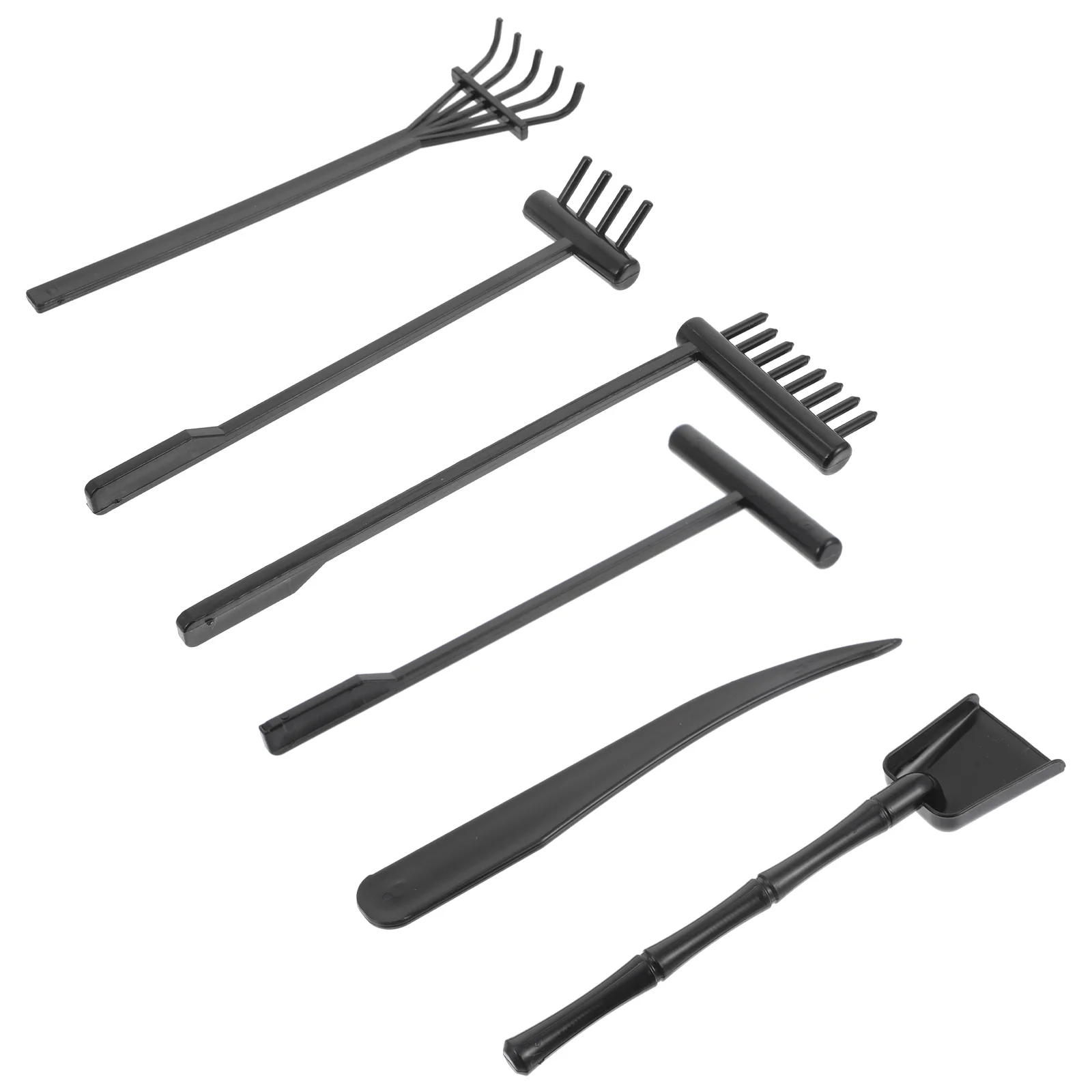 

Garden Rake Zen Mini Sand Tools Sandbox Accessories Rakes Kit Tool Miniature Meditation Desk Toy Gardening Beach Tabletop