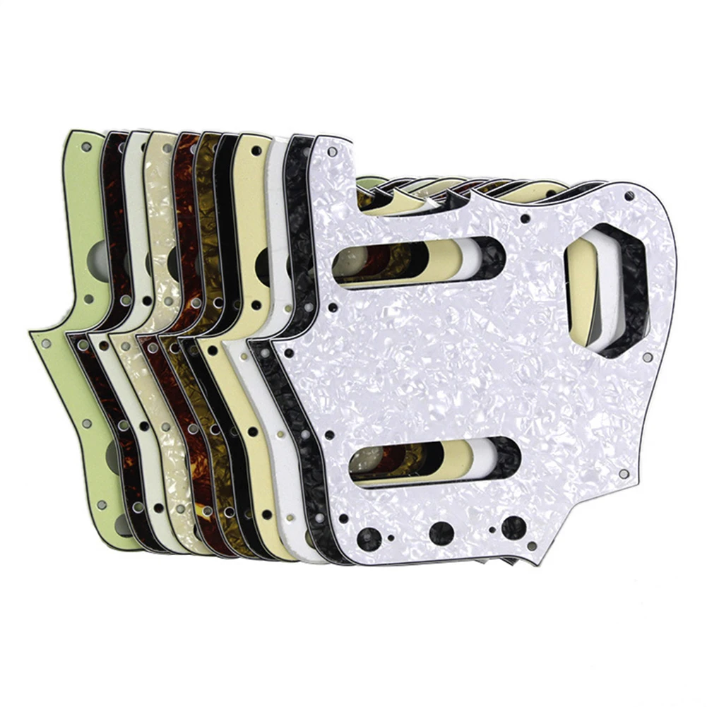 

FD JA Style Bass Guitar Pickguard Scratch Plate 10 Holes For Jaguar Electric Guitars Pickguard Accessories Guitar Accessories
