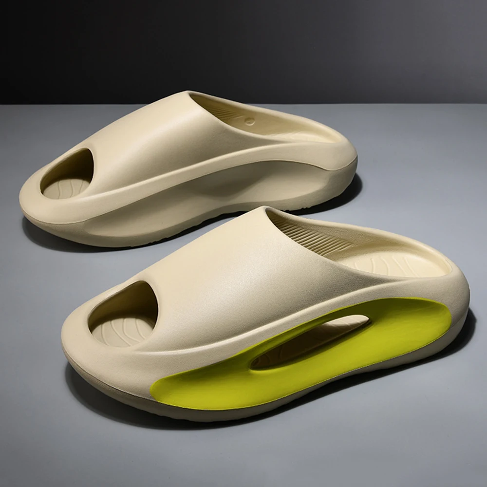 New Summer Men Sneaker Slippers Women Platform Beach Slides EVA Casual Flat Cloud Slipper Unisex Sports Sandals Thick Sole Shoes