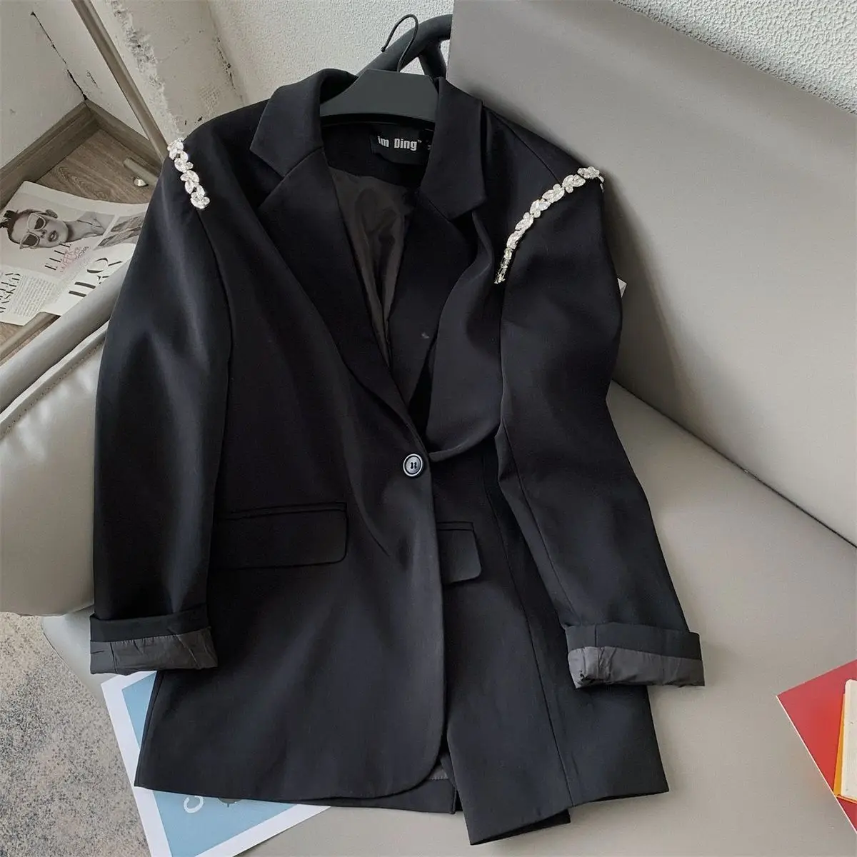2023 New  Suit Coat Mid length Suit Top Trend  women blazers and jackets  blazer femenino  blazers for women