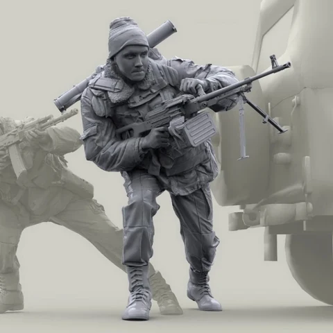 Модель солдата РДР 1/35  PK