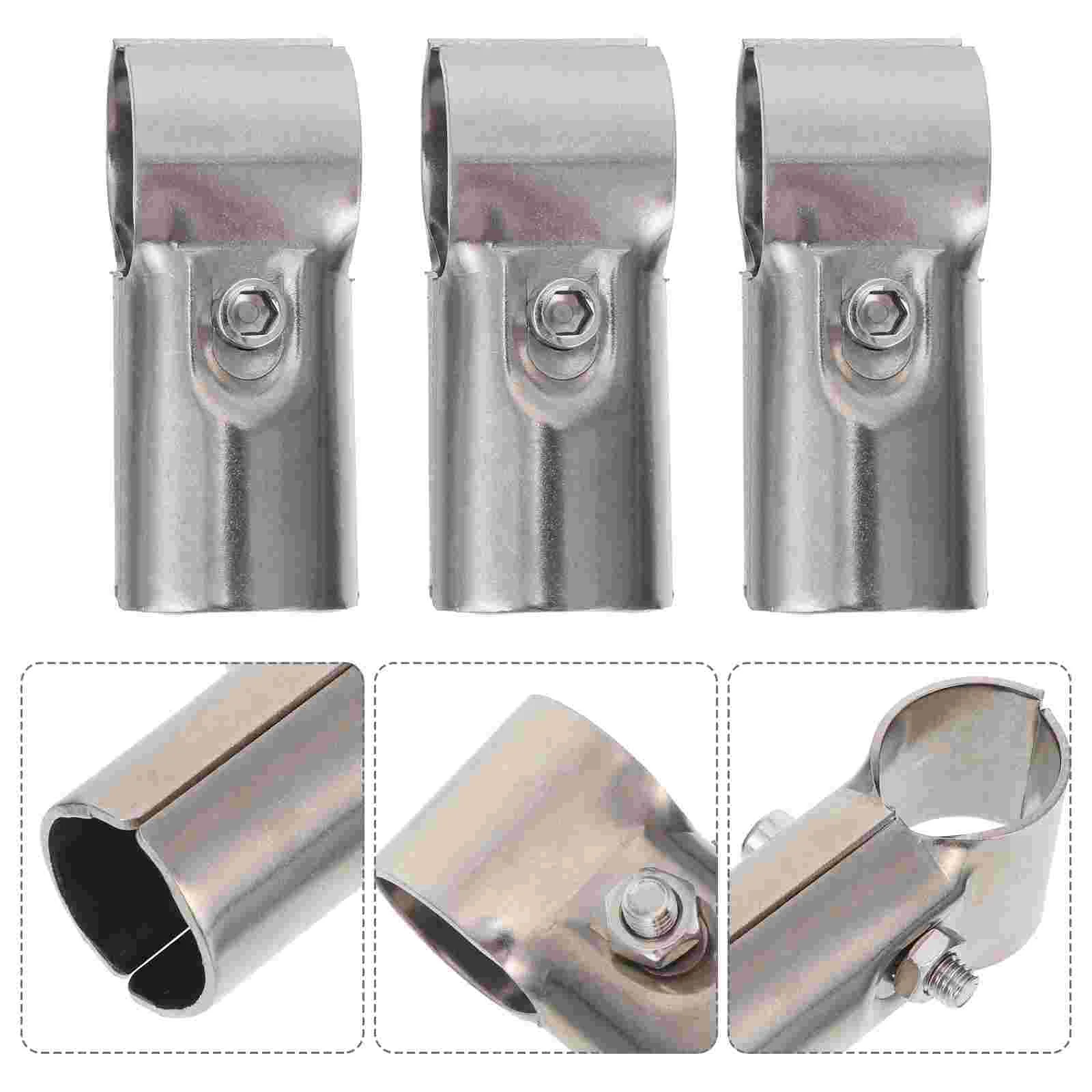 

Connector Wardrobe Curtain Pipe Rod Extension Stainless Steel Rail Pole Clothes