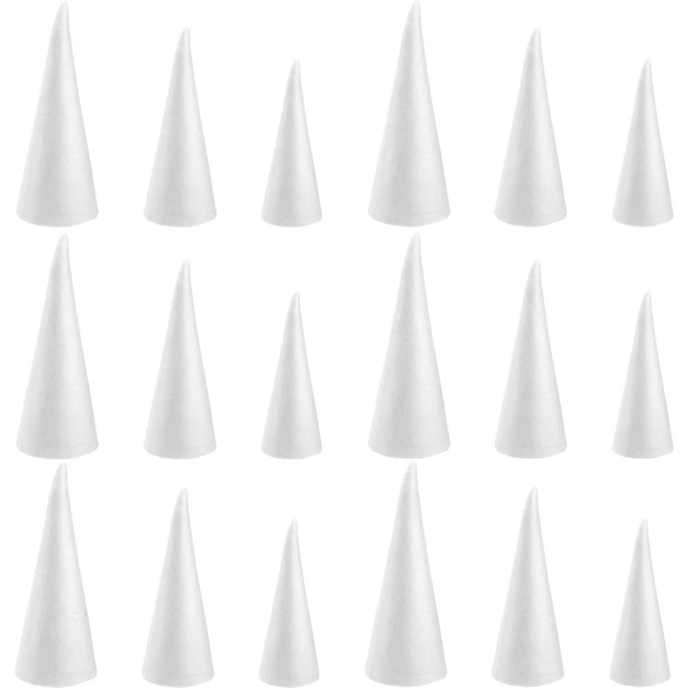 

Cone Styrofoam Cones Craft Tree Christmas Floral Crafts Shapewhite Shapedflower Toys Artbulktrees Polystyrene Drawingparty Decor