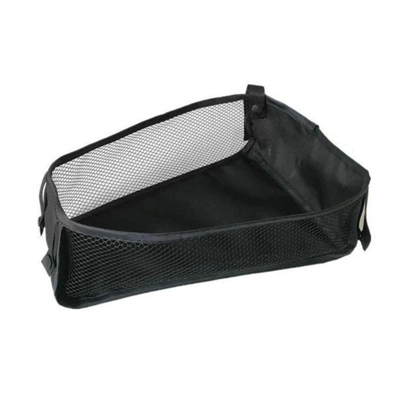 

Portable Baby Stroller Organizers Bag Black Oxford Cloth Storage Basket Stroller Accessories for Newborns & Infants