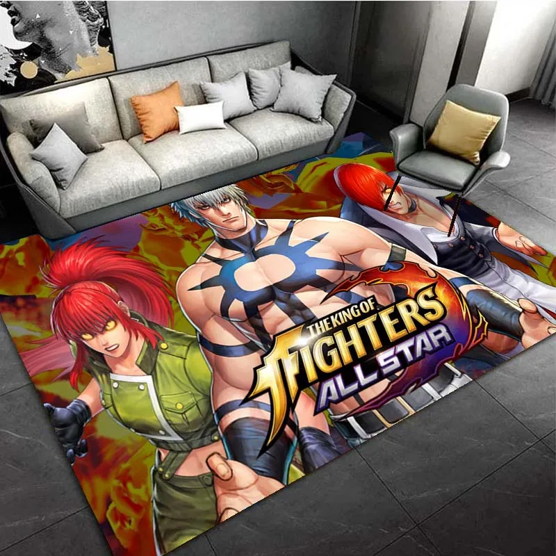 Классические ретро коврики King of Fighter для игровой зоны декоративный ковер