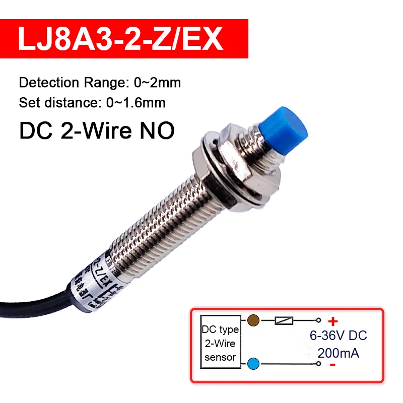 

Индуктивный датчик приближения LJ8A3-2