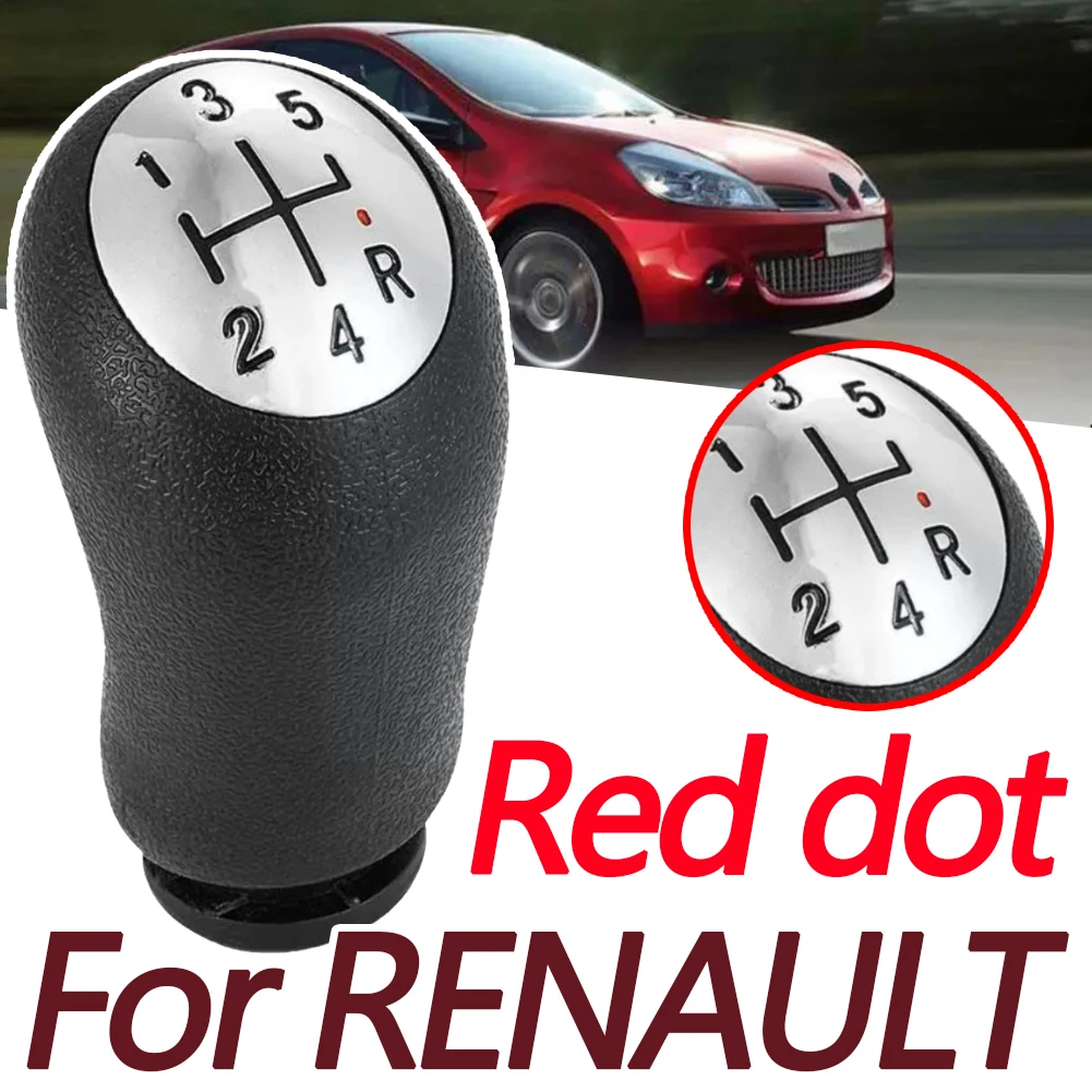 Ручка рычага переключения передач с красной точкой 5 скоростей ручка автомобиля