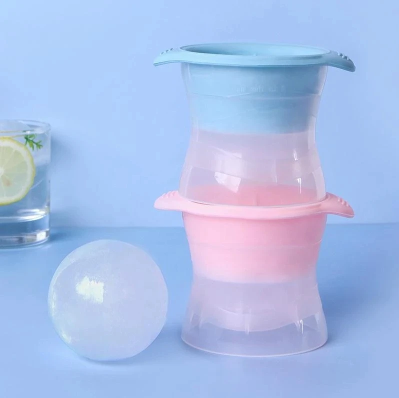 

Spherical Ice Tray Crystal Clear Ice Ball Maker Press Spherical Whiskey Tray Mould Bubble-free Ice Cube Maker Ball Mold