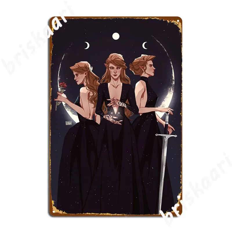 

Металлический плакат Maiden The Mother And The Crone, плакаты для клувечерние, для гостиной, создание жестяных знаков, плакаты