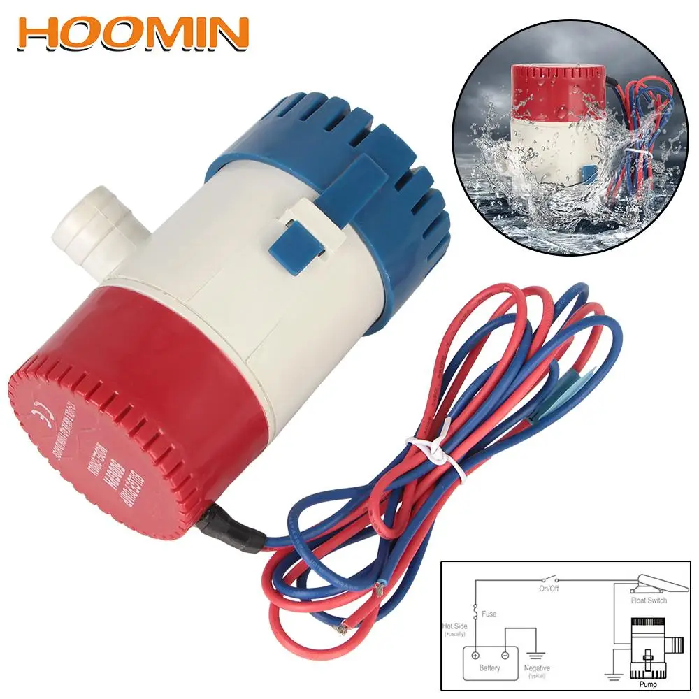 

Bilge Pump 60L/min Garden Rinse Car Wash Bath Mini Boat Pumps Submersible Kayak Rule Water Garden 12V 24V 220V 1100GPH