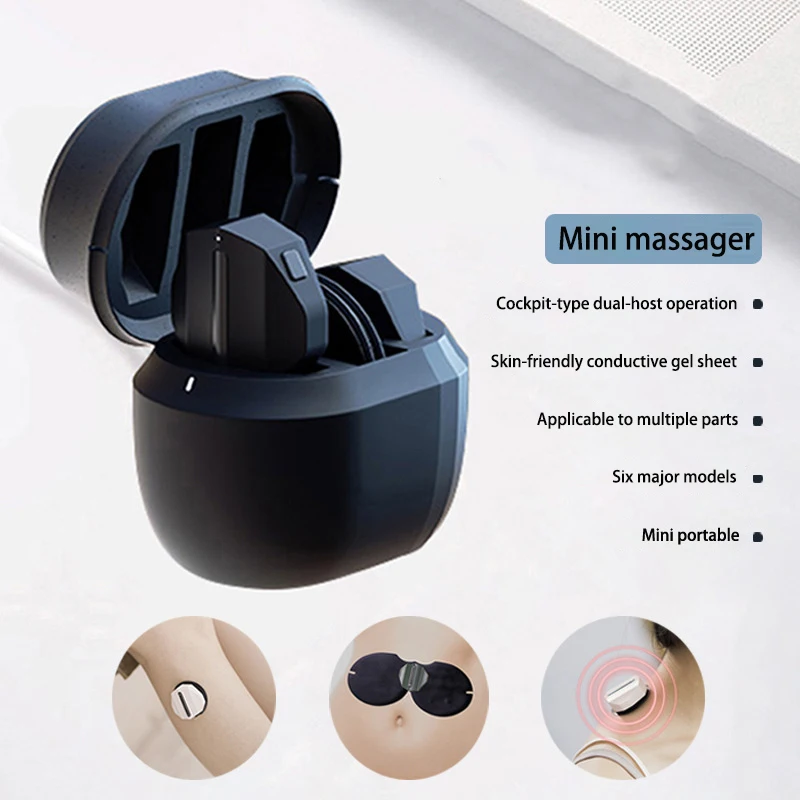 

Low Frequency Pulse Massager Portable Cervical Spine Massager Electrotherapy Meridian Ems Microcurrent Rich Bag Massage Patch