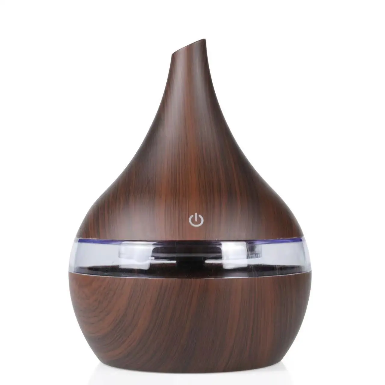 

Electric Air Humidifier Essential Aroma Oil Diffuser Ultrasonic Wood Grain Humidifier USB Mini Mist Maker LED Light