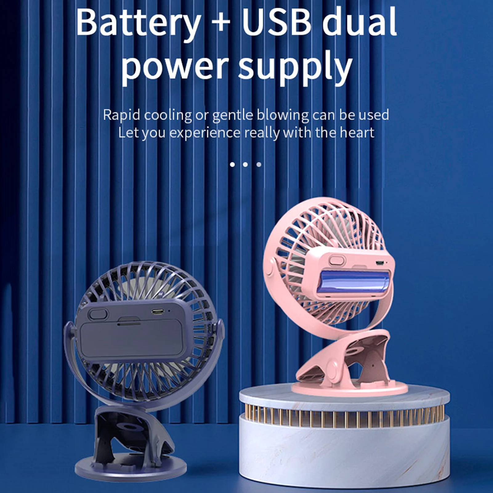 

Настольный мини-вентилятор USB, портативный Настольный вентилятор с клипсой для офиса, спальни, с сильным ветром, бесшумный, с тремя скоростя...