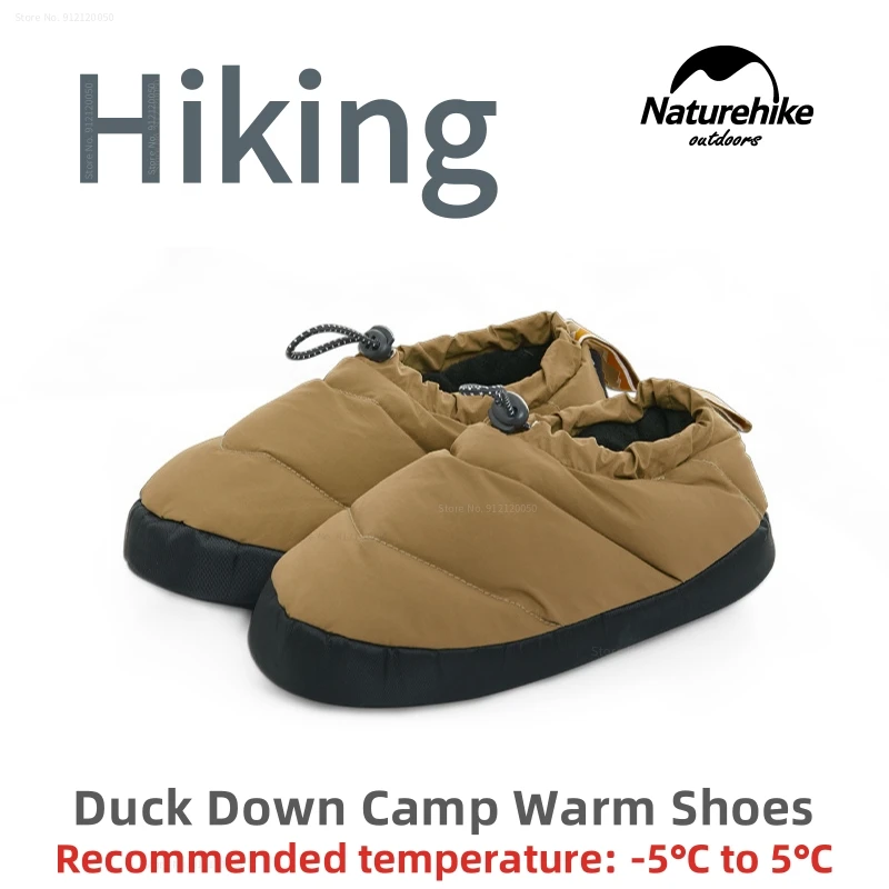 

Naturehike New Outdoor Down Low Top Warm Shoes Waterproof Winter Plush Thermal Camp Hiking Keep Warm Shoes Indoor Casual Shoes