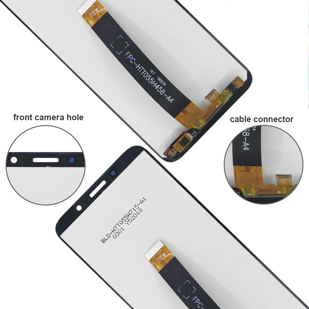 Фото ЖК-дисплей для Motorola Moto E6 Play, сенсорный экран, дигитайзер, сменный модуль в сборе для Moto E6 Play XT2029, ЖК-дисплей с рамкой №5