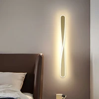 nordic creative led spiral wall lamps for study living room bedroom bedside corridor home deco lights indoor lighting luminaire