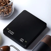 2022 smart furniture equipment led electronic scale auto timer espresso smart led coffee scale kitchen scales precision 0 2kg