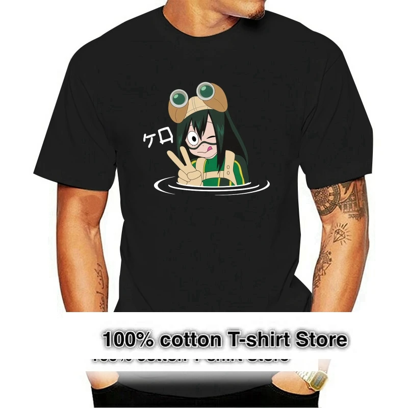 

Asui Tsuyu Art Black Navy T Shirt S 6Xl Popular Tee Shirt Fashion Design