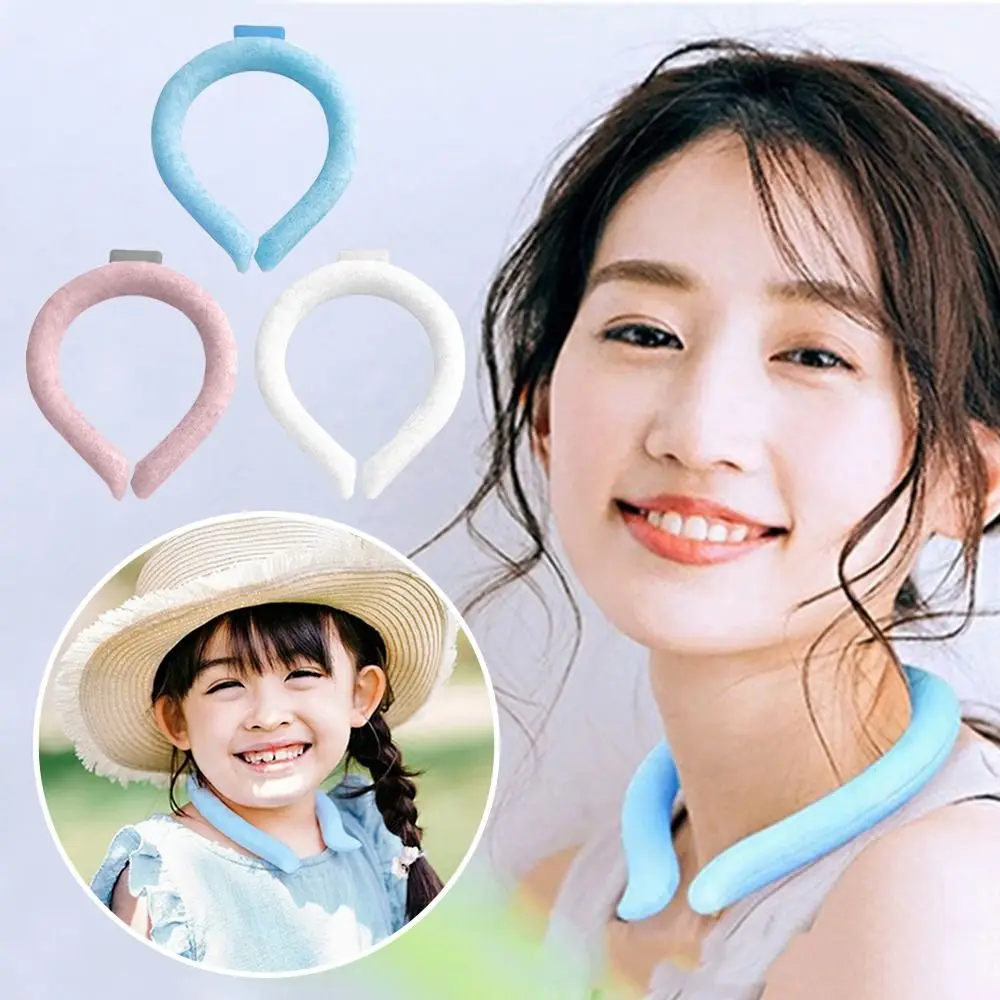 

Cycling Freeze Summer Outdoor Cooling Neck Wraps Ring Cool Neck Band Ice Cushion Cold Collar