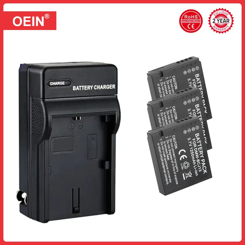 4 шт. 1250 мАч DMW-BCJ13 BCJ13 BP-DC10 BPDC10 полностью декодированный аккумулятор для Panasonic Lumix