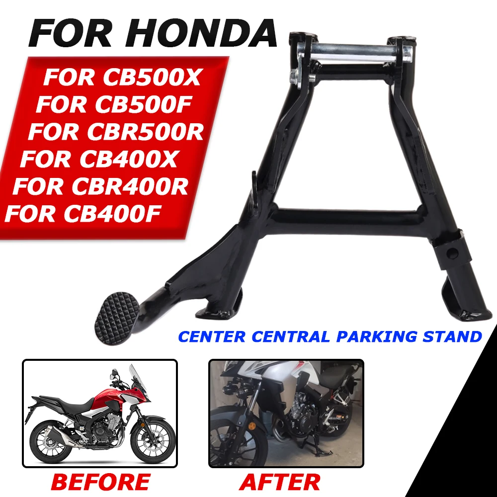 For HONDA CB500F CB500X 2019 2020 2021 2022 CB400F CB400X Motorcycle Middle Kickstand Center Parking Stand Firm Holder Support