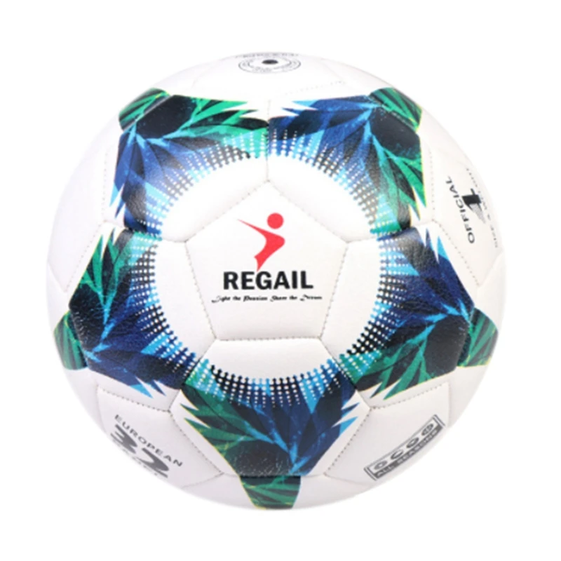 

Футбольный мяч REGAIL, размер 4, для занятий спортом на открытом воздухе, для официального матча, взрывозащищенный футбольный мяч для детей, подростков, тренировочные футбольные мячи