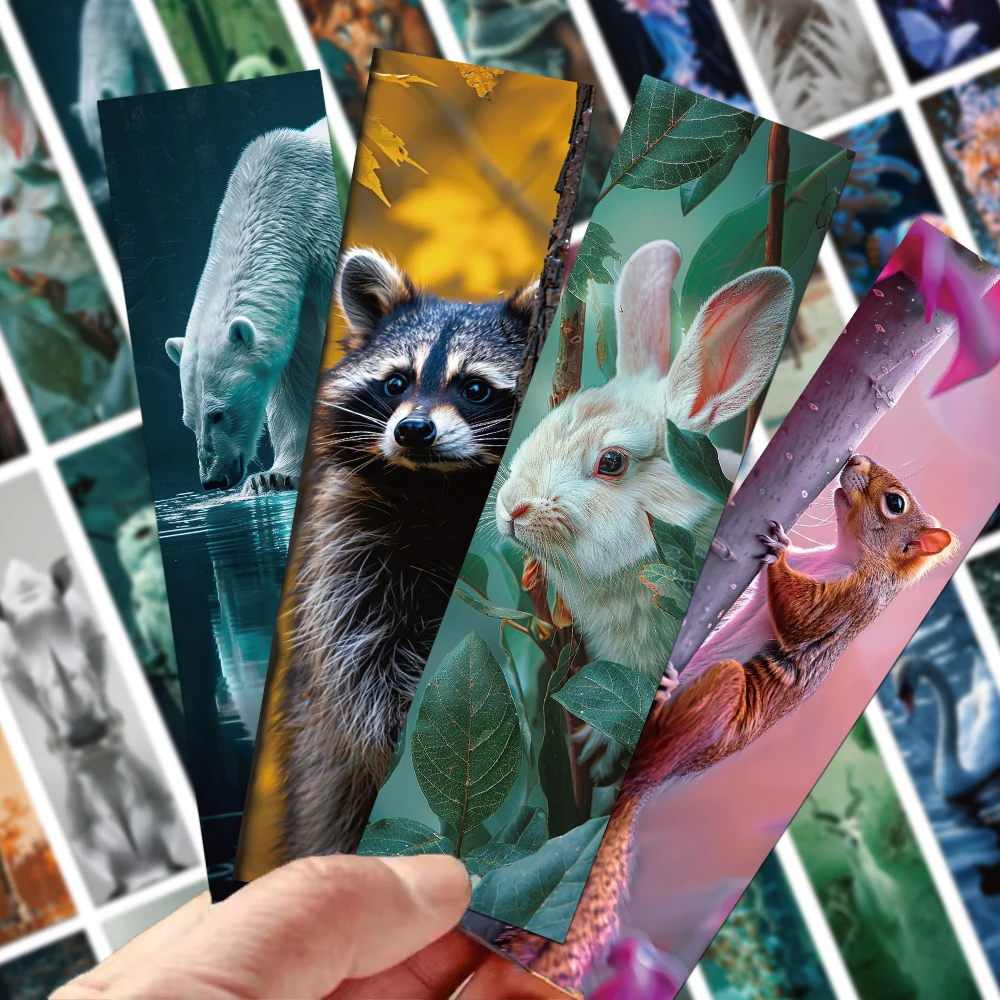 

Бумажные закладки с дикими животными