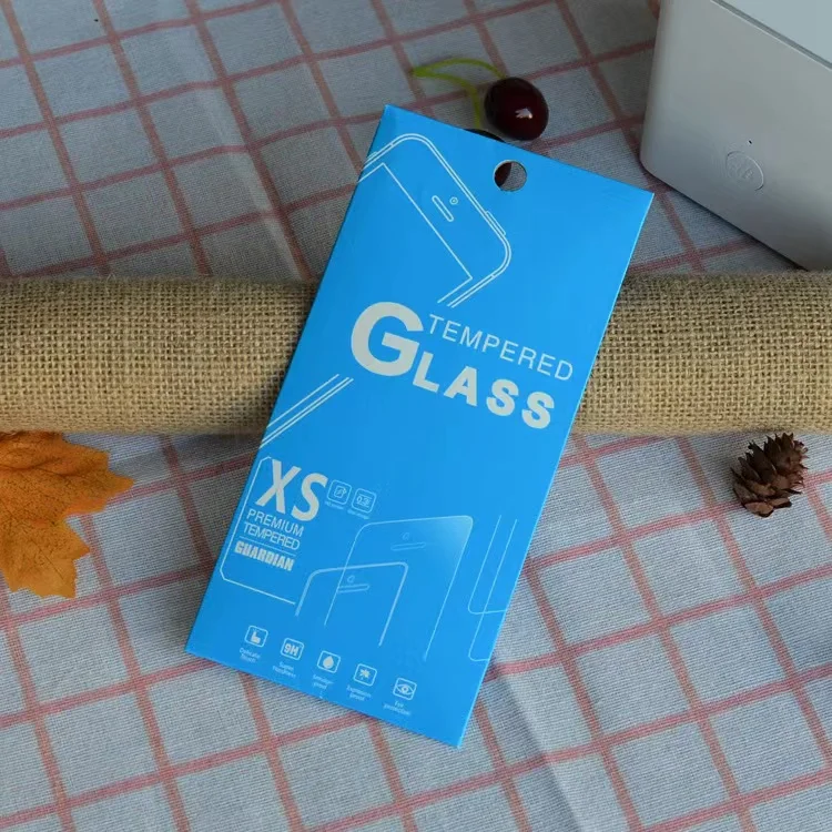 100pcs Universal Paper Retail Package Packaging Box Bag For iphone Samsung Huawei  9H Tempered Glass Screen Protector Film