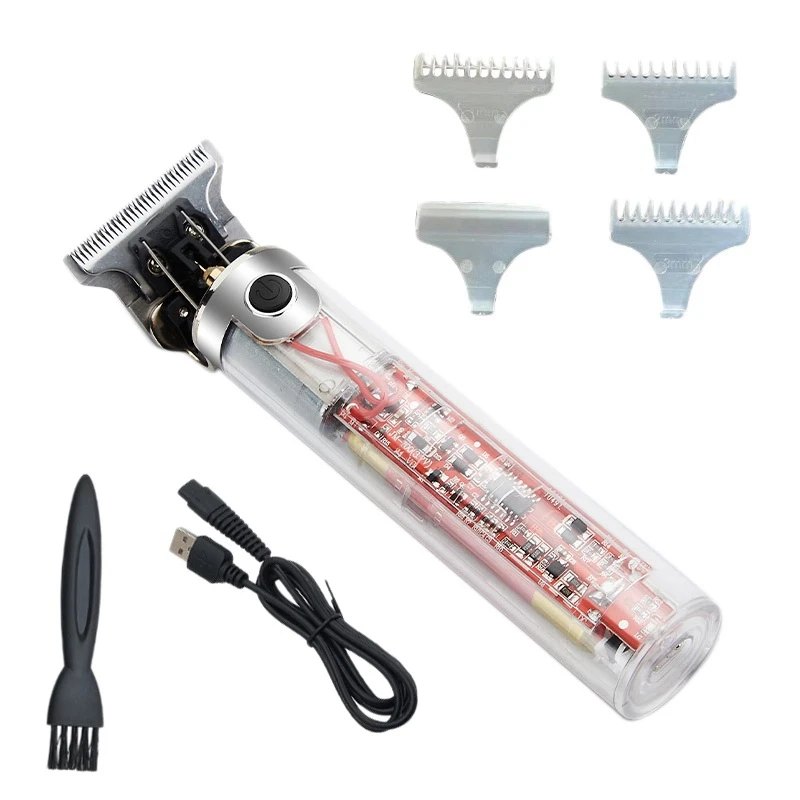

Cordless Rechargeable Cutting T-Blade Trimmer Haircutting Electric Pro Li Outliner Barber Grooming Beard Shaver