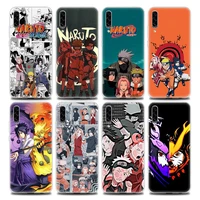 naruto sasuke kakashi sakura anime clear phone case for samsung a70 a70s a40 a50 a30 a20s a10 a10s note 8 9 10 20 soft silicone