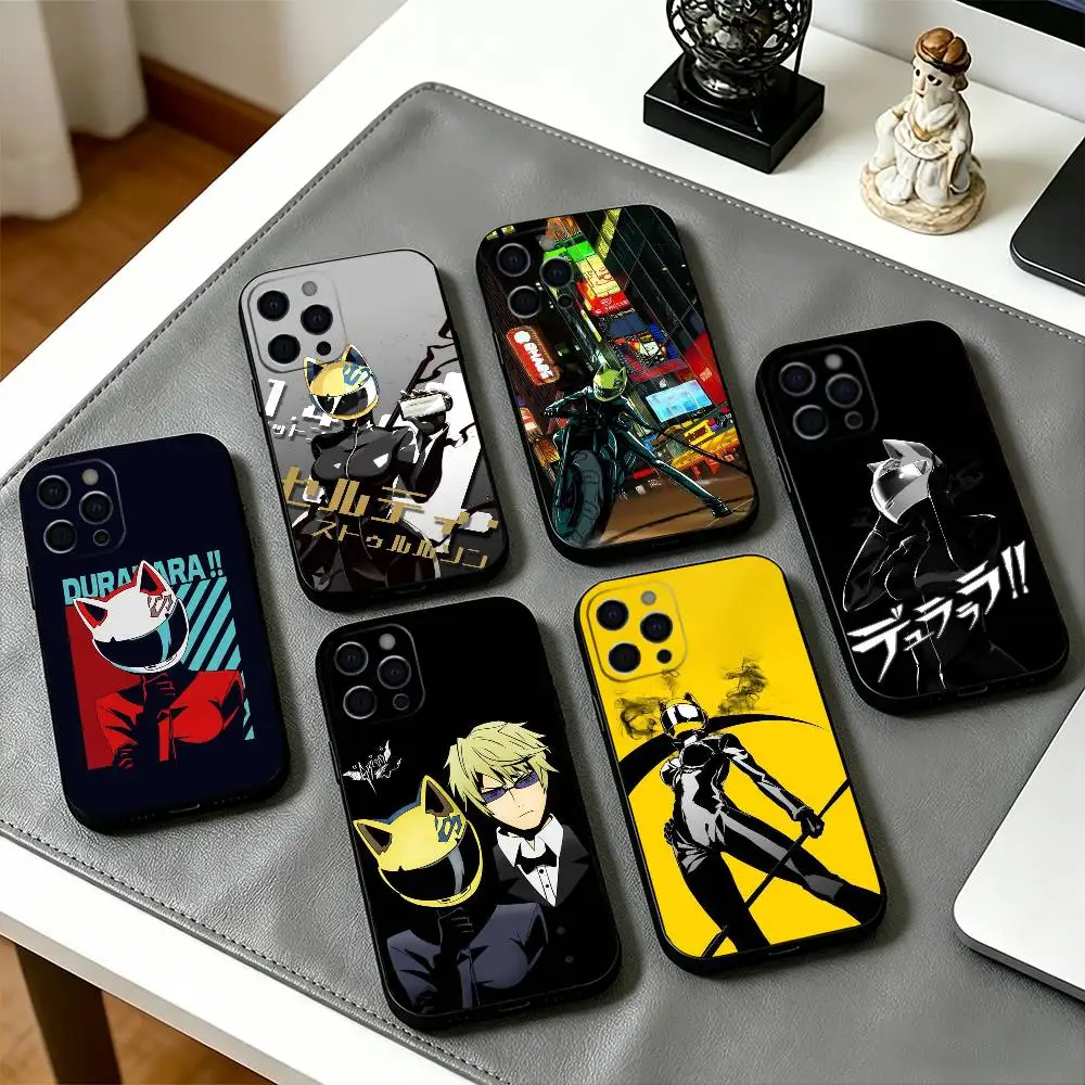 Фото Чехол для телефона с изображением персонажа аниме DuRaRaRa C-Celty Sturluson для iPhone 17, 16, 15, 14, 13, 12, 11 Plus, Pro Max, XS, мягкий силиконовый черный чехол №1