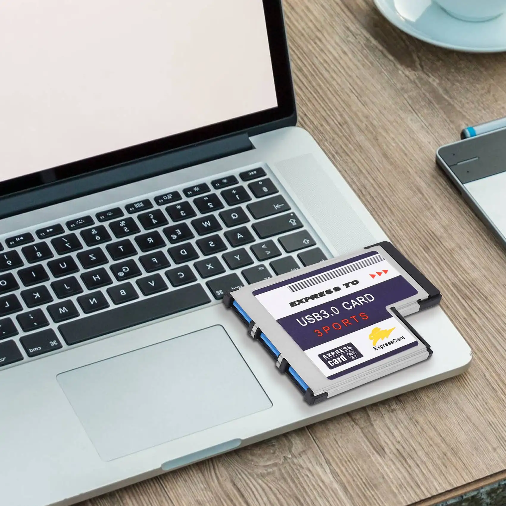 Фото AAAE 3-портовая USB 3.0 Express-карта 54 мм PCMCIA Express Card для ноутбука, НОВИНКА №4