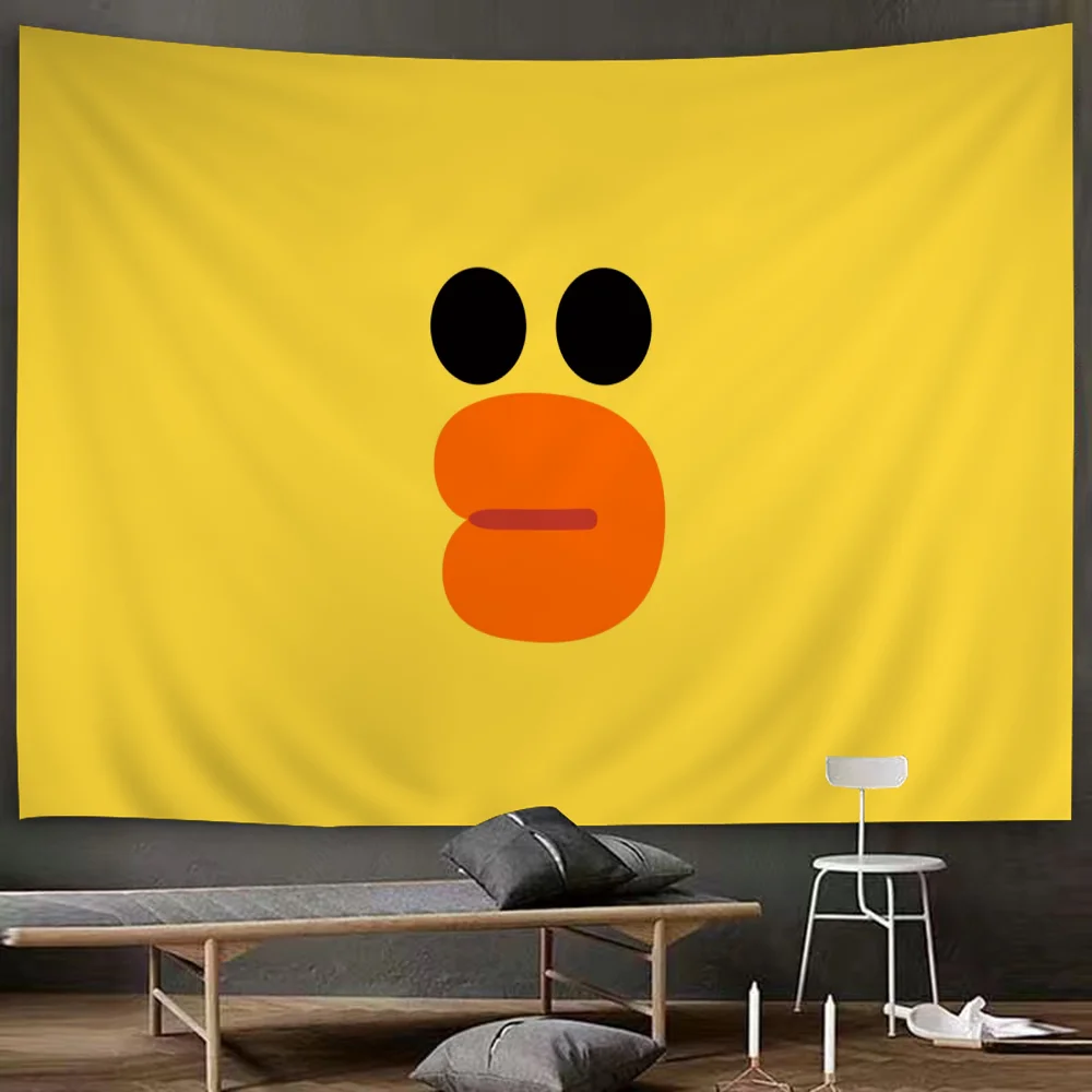 Милый искусственный гобелен в стиле аниме подвесной Таро хиппи настенные