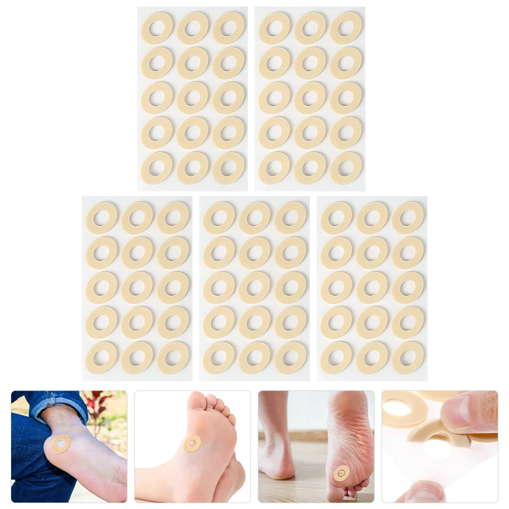 

5 Sheets Protector Bunion Pad Corn Pads Toes Emulsion Feet Latex Sponge Bottom Foot