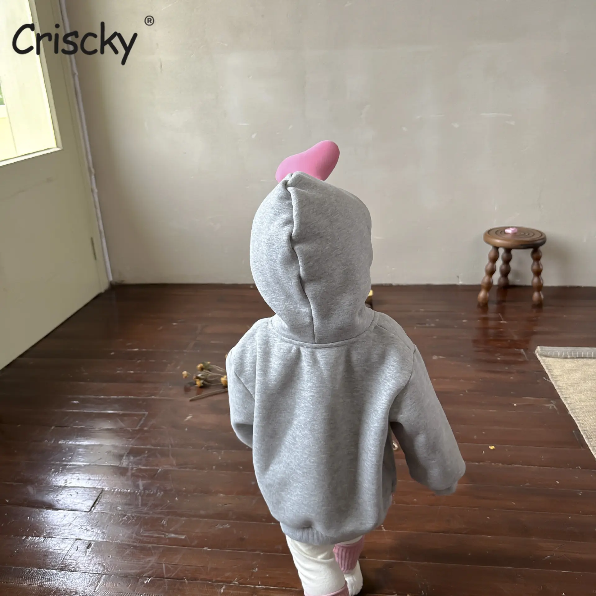 

Criscky 2022 Children Korean Style Cotton Pullover For Kids Fashion Kids Girls Long Sleeve Hoodies Clothes Kids Size
