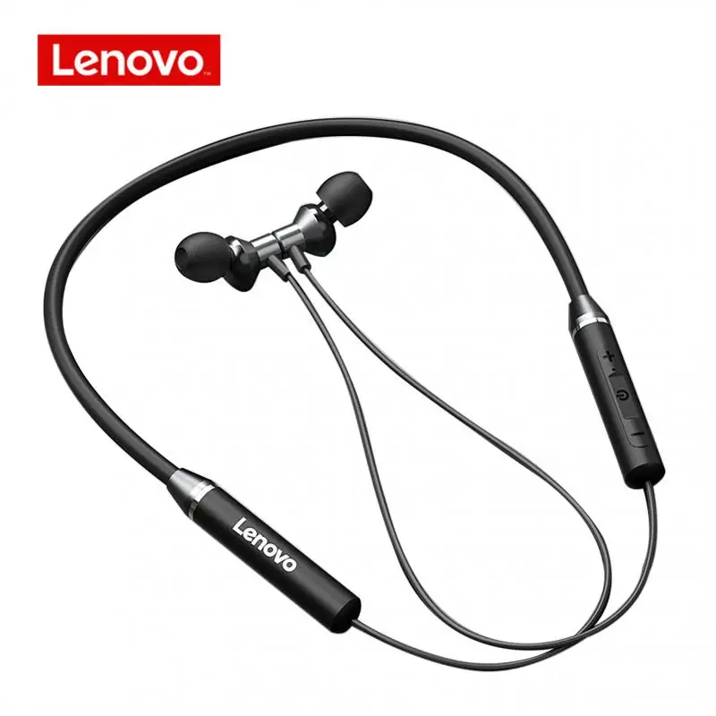 

Lenovo Bluetooth Earphones HE05 Wireless Earbuds Magnetic Neckband Earphone Waterproof Sport Headset With Mic Noise Cancelling