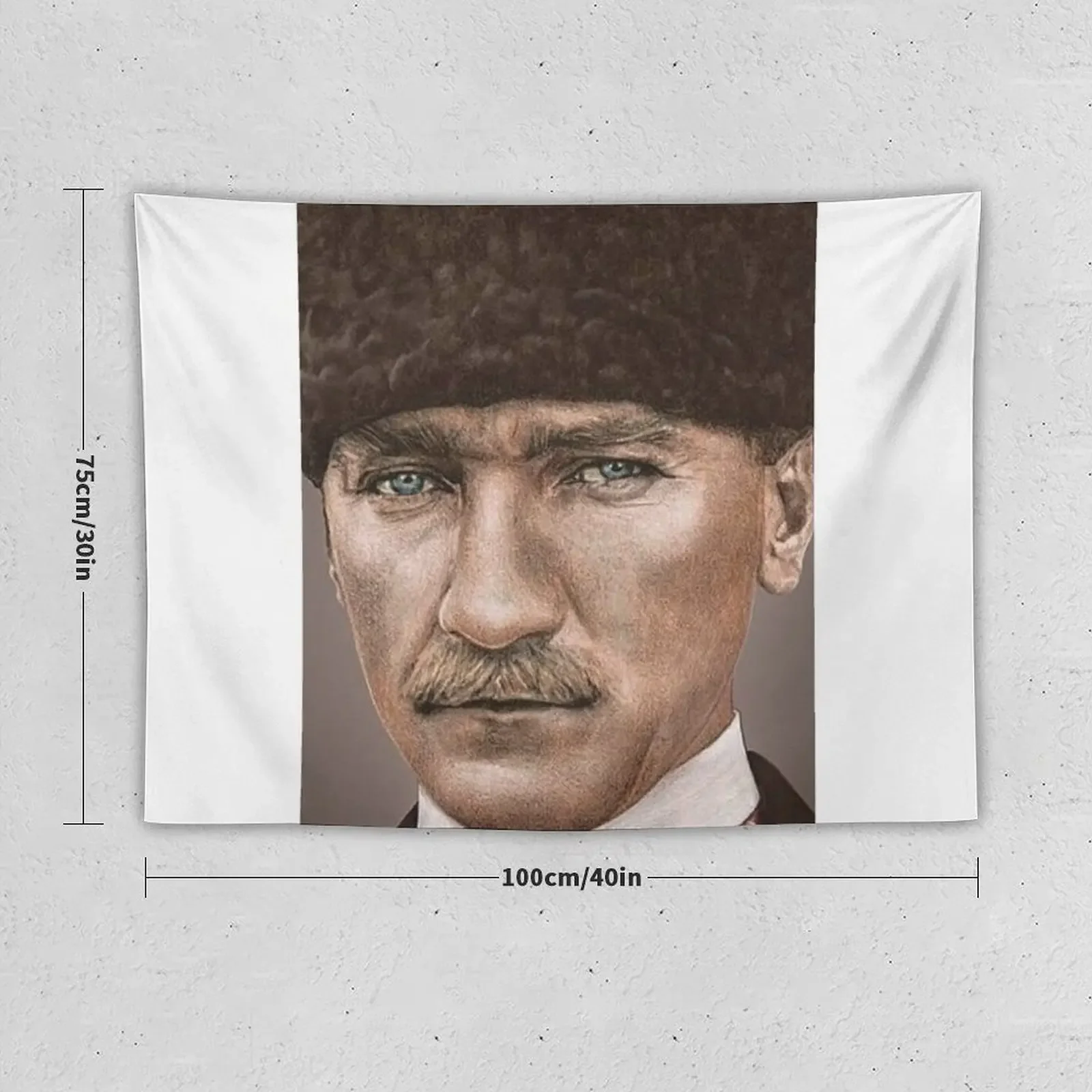 Mustafa Kemal atatюрk гобелен украшения для вашей спальни декоративные настенные фрески