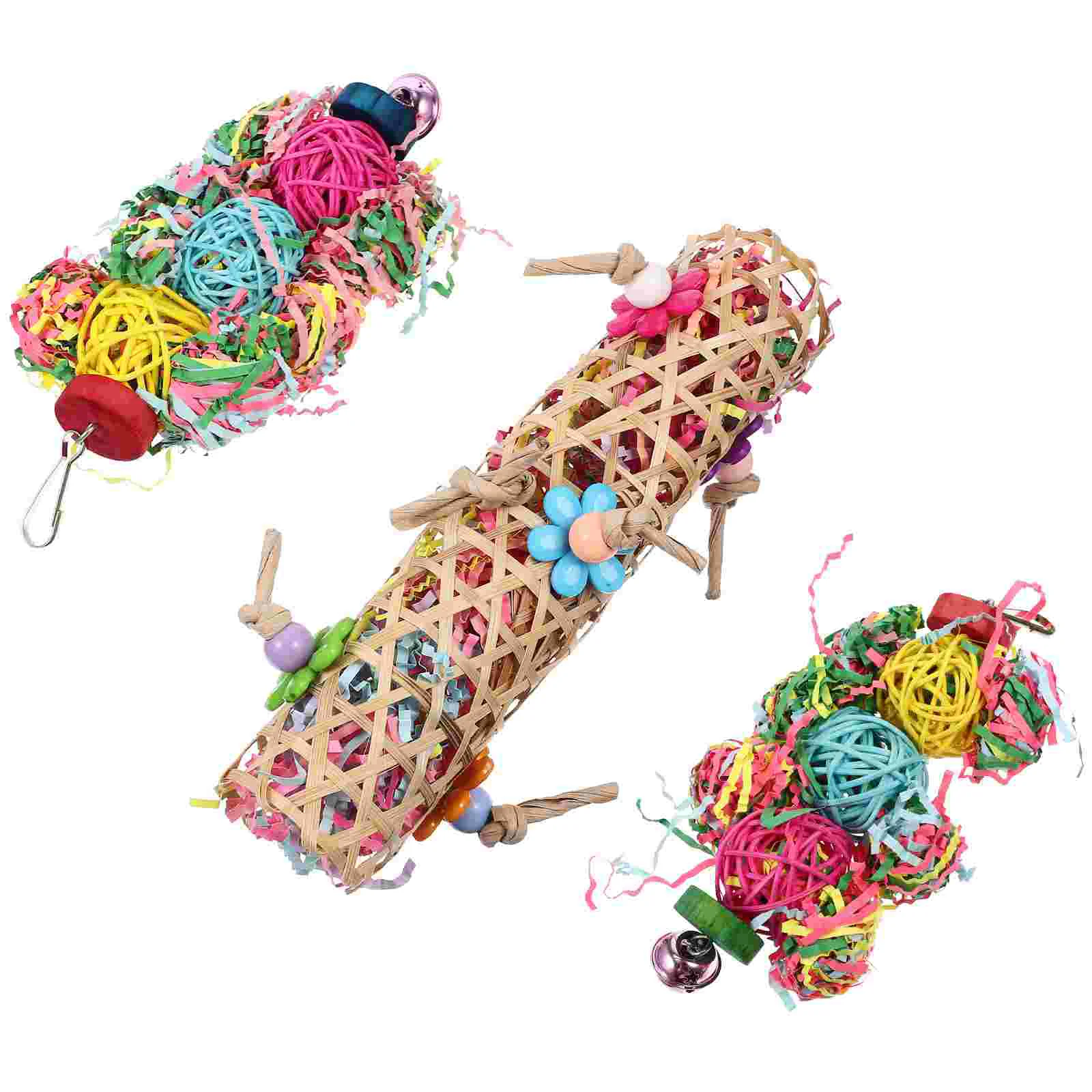 

Toys Birdtoy Parrot Birds Parakeet Parrots Foraging Cage Cockatiel Conurescockatiels Conure Parakeets Pendant Indoor Large Chew