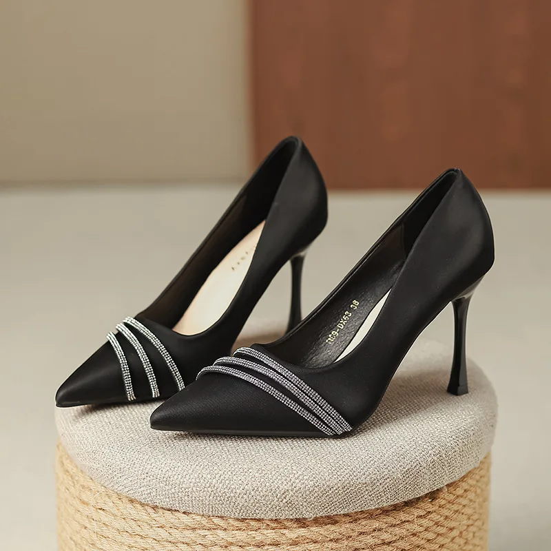 Босоножки женские без шнуровки сандалии на высоком каблуке 12 см пикантные