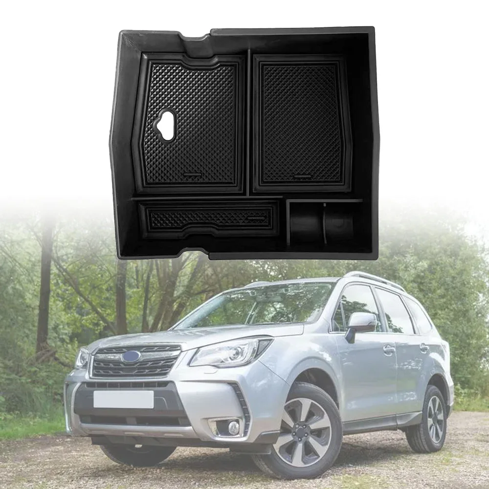 

Car Central Console Armrest Storage Box Holder Interior Organizer Glove Tray For Subaru Forester 2021-2022