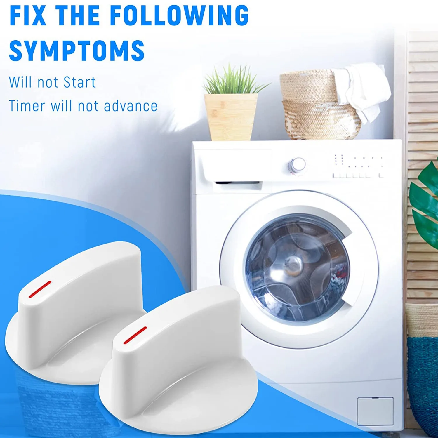 2 упаковки WH1X2721 ручка сушилки замена для Hotpoint GE сушильные детали заменяет AP2044893