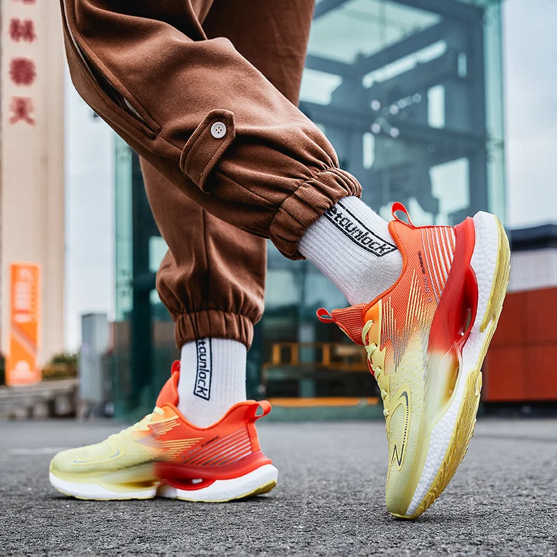 2023 New Jogging Shoes Men's and Women's Fashion Running Shoes Men's Summer Outdoor Training Marathon Breathable Sports Shoes