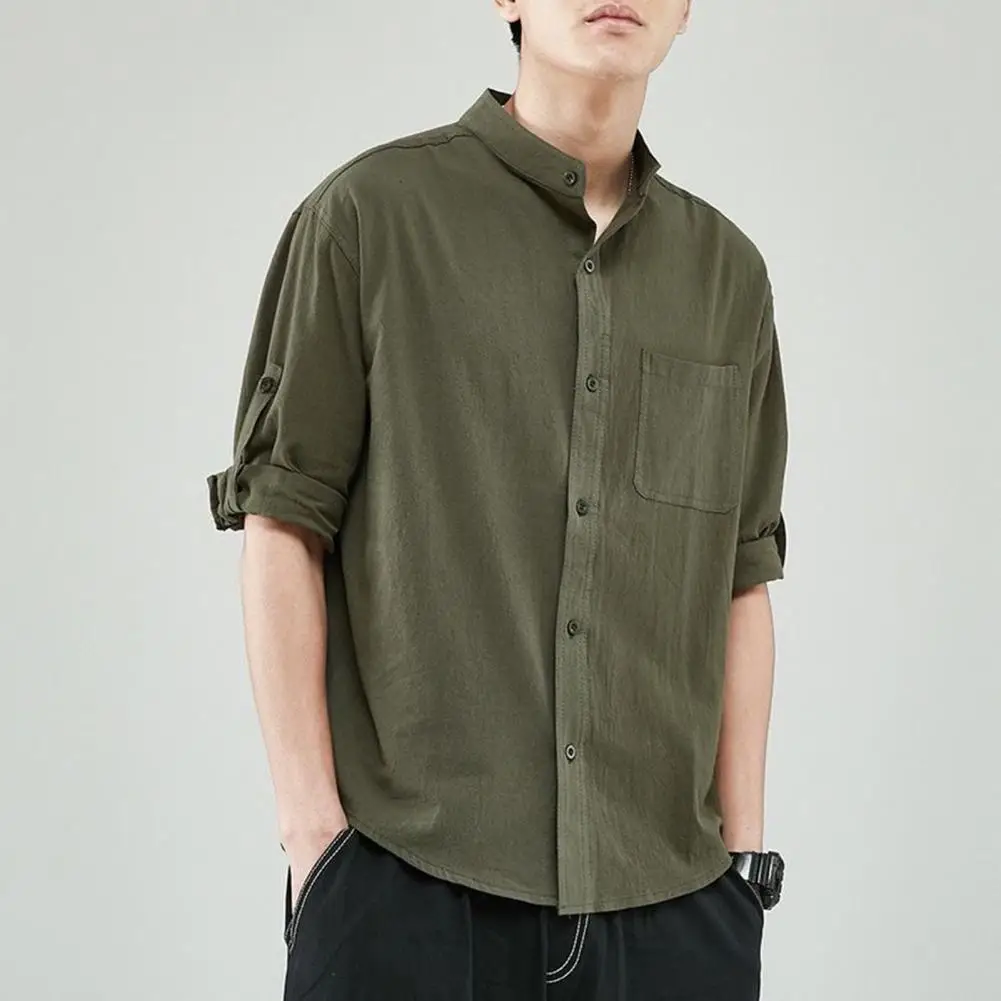 

Trendy Leisure Quick Dry Men Shirt Men Spring Summer Shirt Soft Dress-up